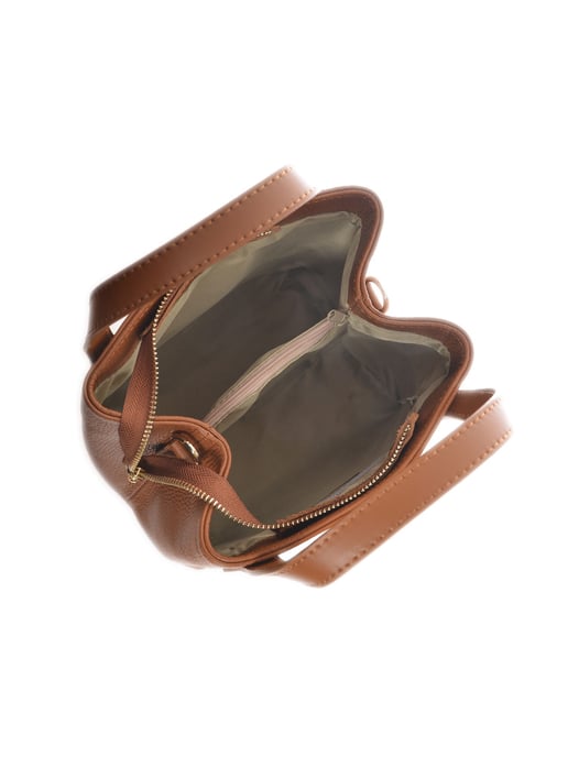 Luisa Vannini Braun Rindsledertasche - Image 4