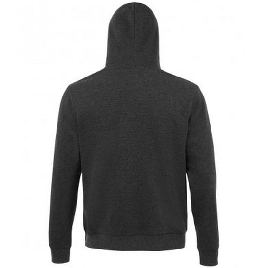 SOLS Unisex-Erwachsene Spencer Sweatshirt mit Kapuze (Charcoal Marl) - Image 2