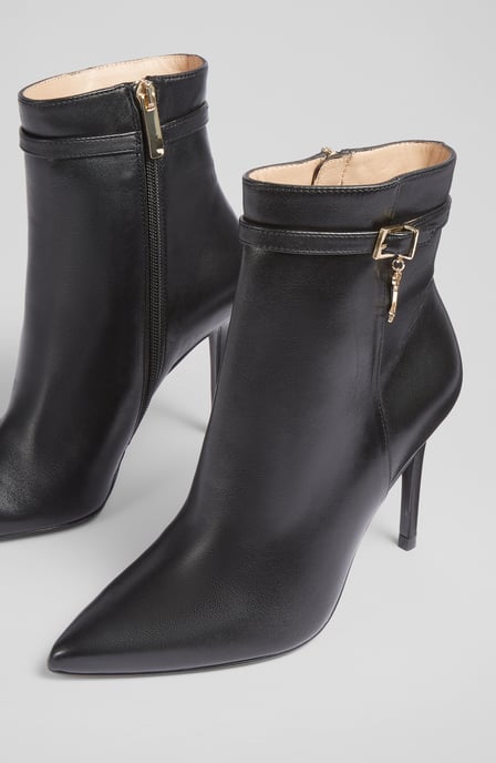 LK Bennett Clover Ankle Boots,Black