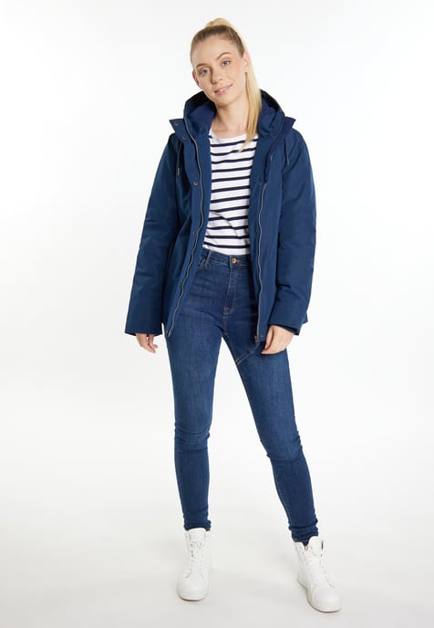 ICEBOUND Wattierte Jacke Damen Marine - Image 2