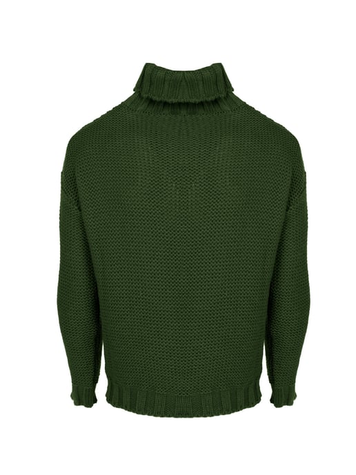 La Haine Inside Us Pullover Turtleneck Men's Green