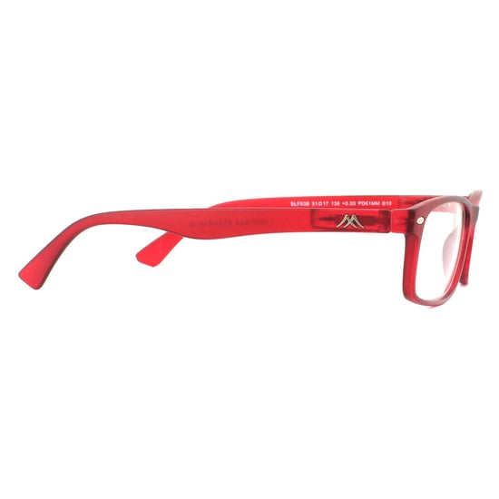 Montana Lesebrille BLF83-B Matte Rot Burgund Blau Light Block +2.50 - Image 4