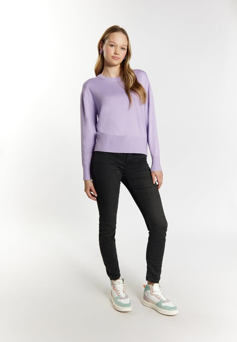 Mymo Strickpullover Damen violett - Image 2