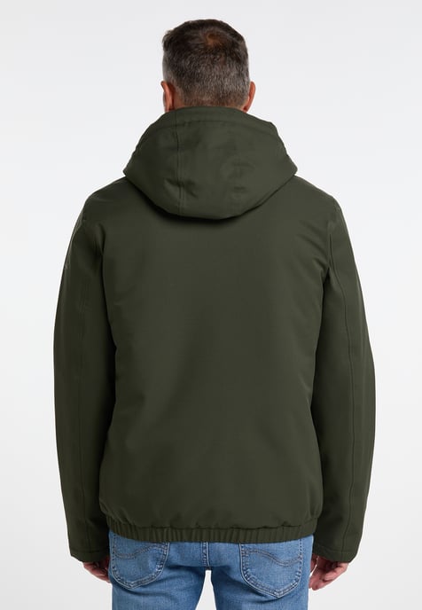 Schmuddelwedda Winterjacke aus recyceltem Polyester Herren dunkeloliv - Image 4