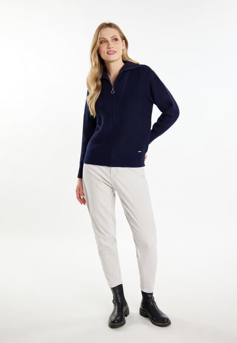 Dreimaster Strickjacke Damen Marine - Image 2