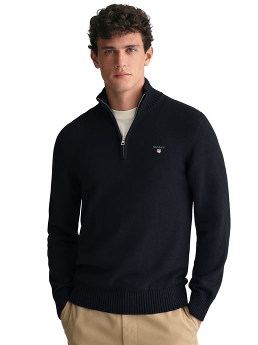 Gant | Herren Sweatshirt mit halbem Reißverschluss - Image 1