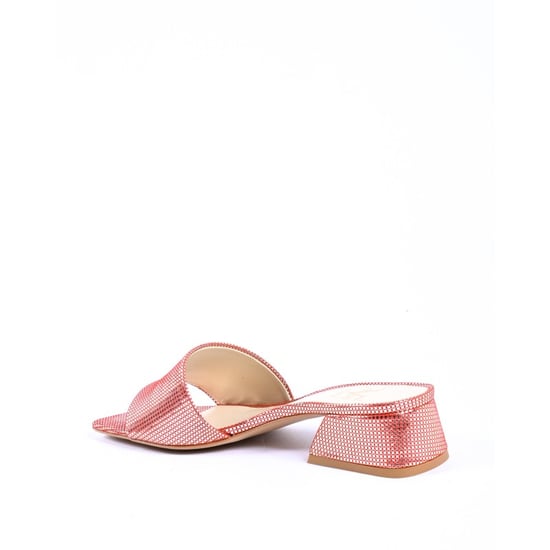 19V69 Italia Womens Sandal Red NEPER STAMP. LAM. ROSSO ORO
