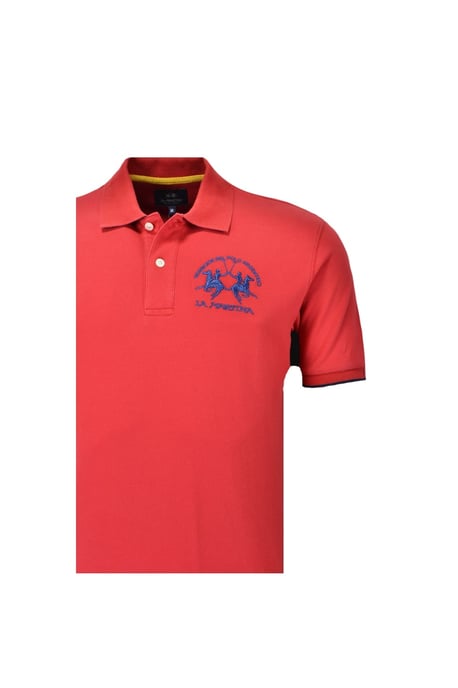 La Martina Kurzarm Piquet Stretch Poloshirt - Image 2