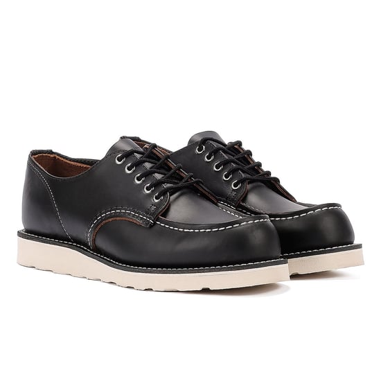 Red Wing Shoes Shop Moc Oxford 8092 Herren Schwarz Prärie Schuhe - Image 1