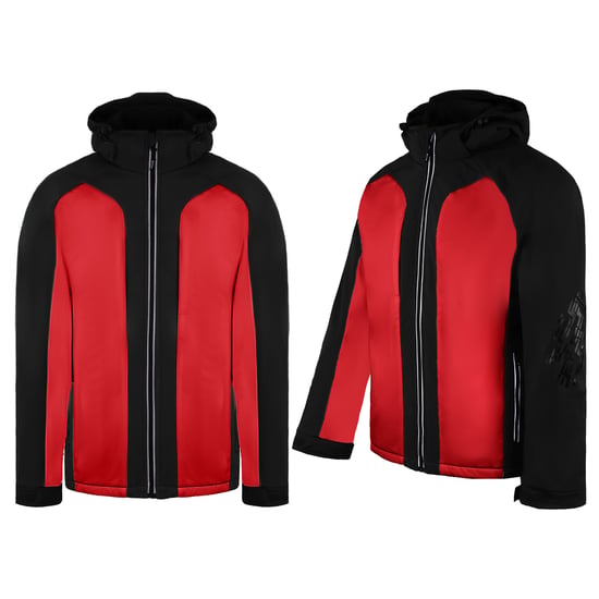 Dickies Flex Mens Red/Black Softshell Jacke - Image 3