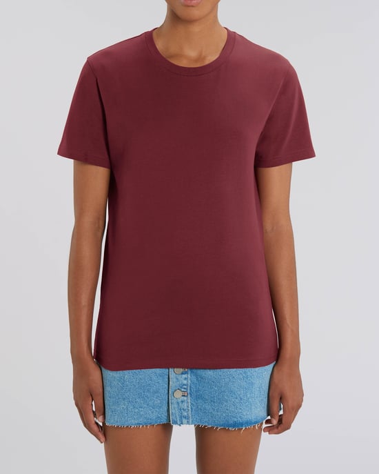 Nauli Unisex Regular Fit T-Shirt in Burgundy