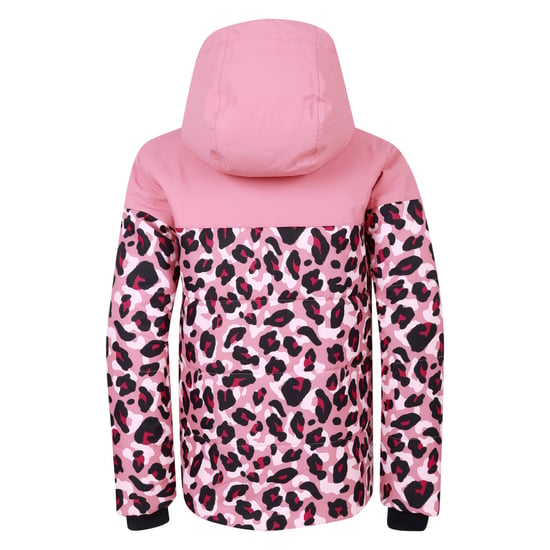 Dare 2B Childrens/Kids Liftie Cheetah Print Ski Jacket (Dusty Rose)