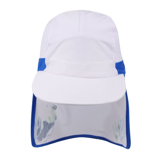 Regatta Childrens/Kids Protect II Bubbles The Shark Cap (Hawaiian Blue)