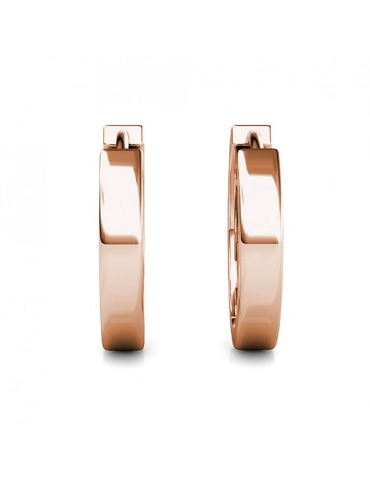 Eclat Ohrringe - Rose Gold und Kristall - Image 5