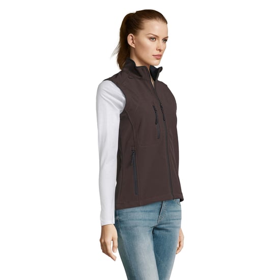SOLS - "Rallye" Weste für Damen Ärmellos (Dunkle Schokolade) - Image 3