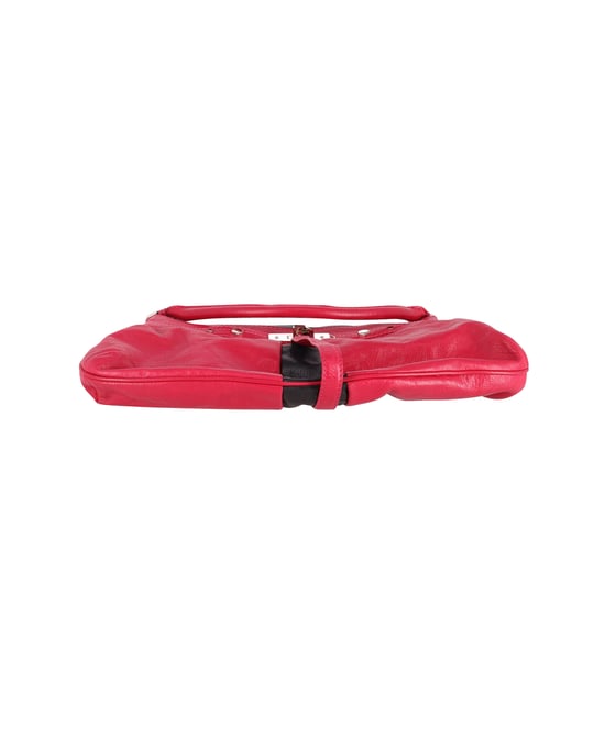 Marc Jacobs Lock it Up Camille Handtasche aus dunkelrosa Leder - Image 6