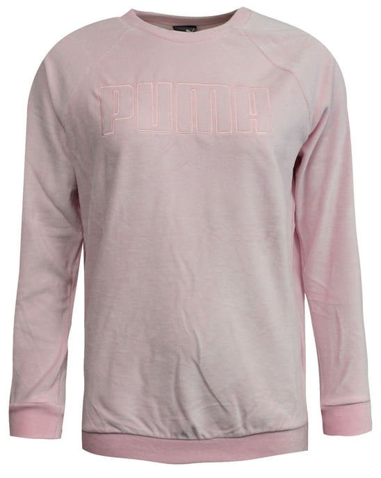 Puma Velour Damen-Pullover aus rosa Samt - Image 1