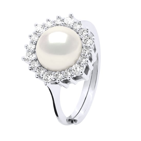 Ringschmuck - Echte Süßwasser-Zuchtperle, rund 8-9 mm - Image 1