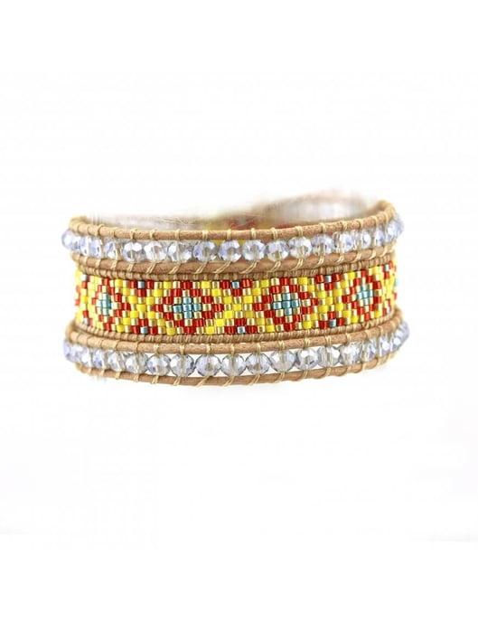 Edyna Ethnische Armbänder - Gelb - Image 1