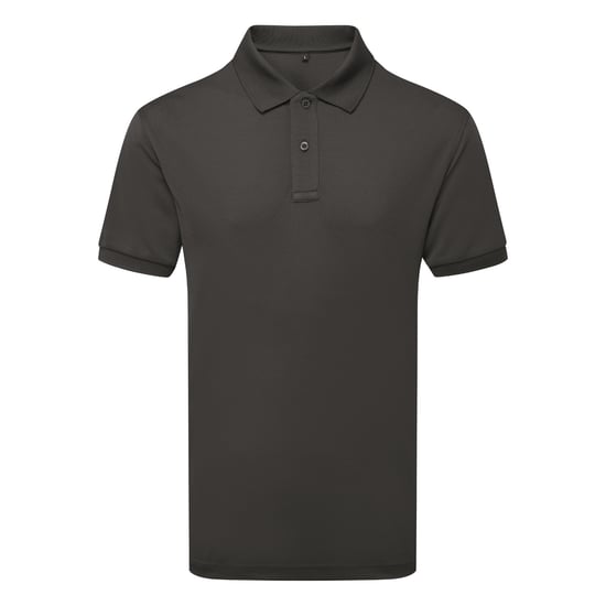 Asquith & Fox - "Glacier Tech" Poloshirt für Herren (Holzkohle) - Image 1
