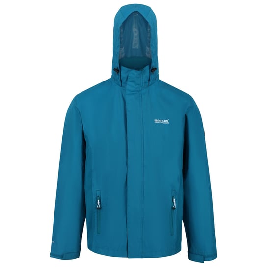Regatta Great Outdoors Herren Outdoorjacke Matt mit Kapuze, wasserfest (Petrol/Gulfstream) - Image 1