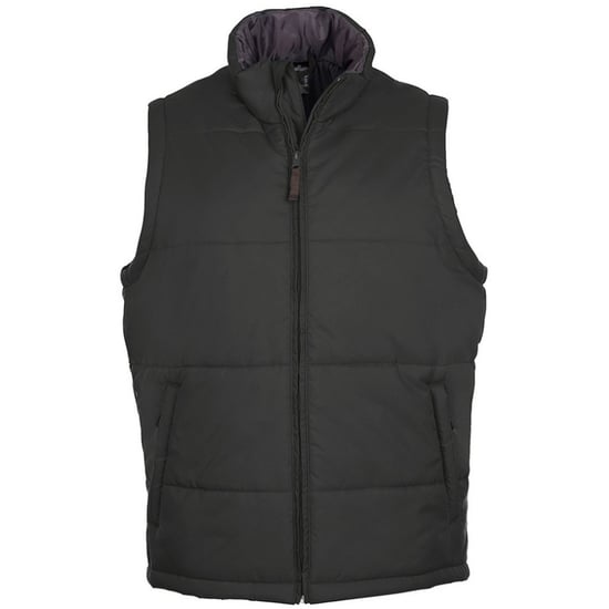 SOLS Warm Unisex wattierte Bodywarmer Jacke (Holzkohle) - Image 1