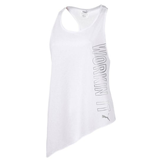 Puma ACE Slogan Damen-Weste in Weiß - Image 1