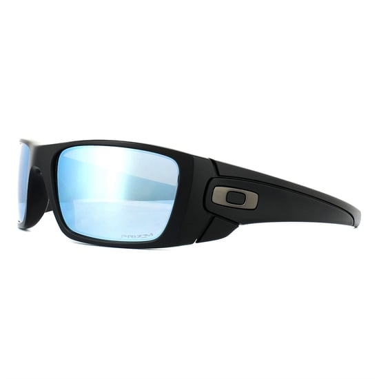 Oakley Wrap Herren Matt Schwarz Prizm Deep Water Polarized Sonnenbrille - Image 1