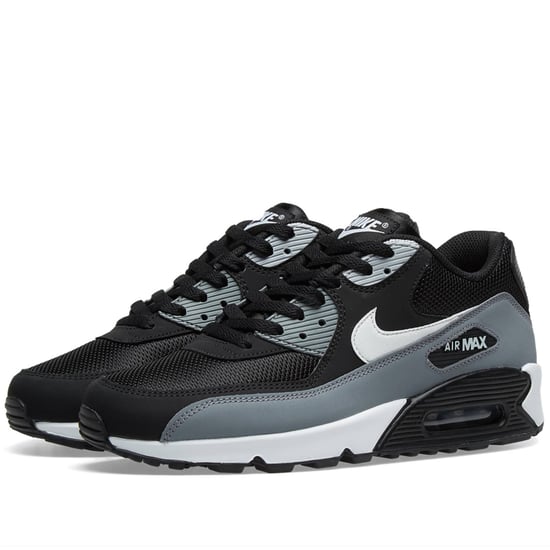 Nike Air Max 90 Essential Trainers Black & Grey