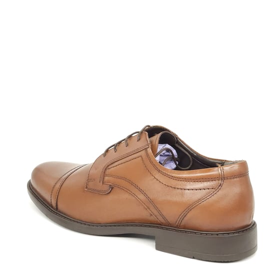 Oaktrak Charles Leather Tan Mens Lace Up Shoes