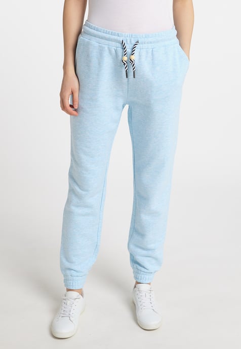 Schmuddelwedda Sweathose Damen Aqua Melange - Image 2