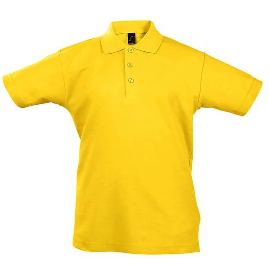 SOLS Kids Unisex Summer II Pique Polo Shirt (Gold)