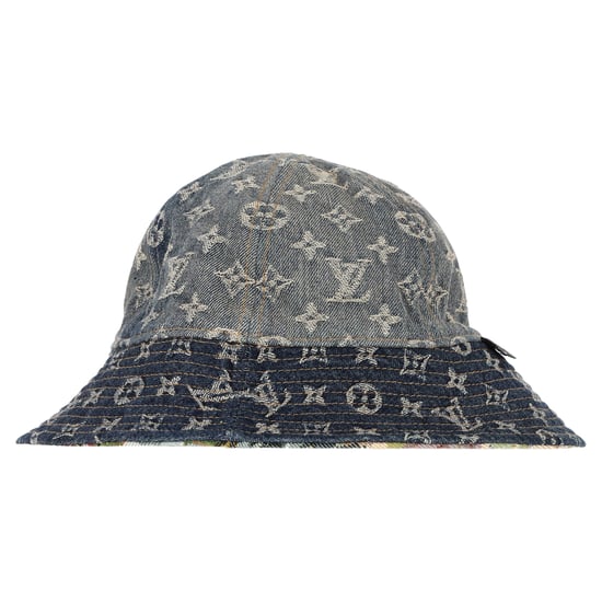 Louis Vuitton Monogram-Teppich Wendbare Bucket Hat in Blaue Denim - Image 2