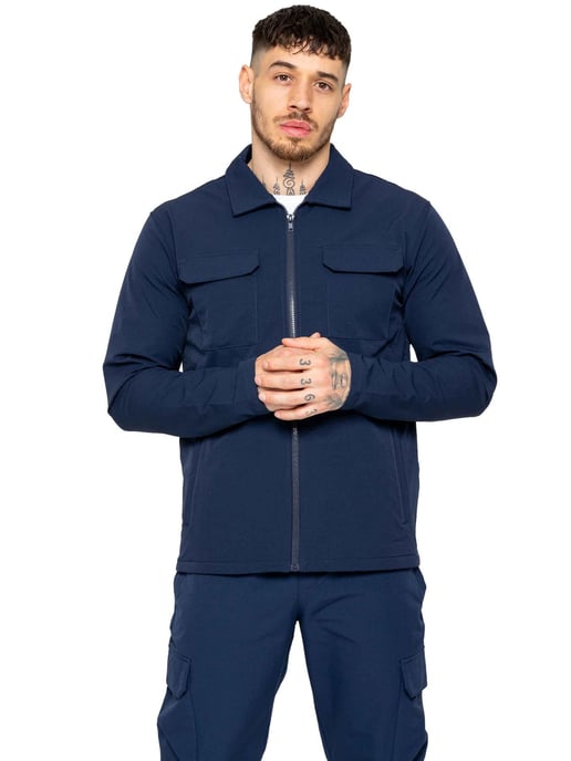 Enzo | Herren Cargo Shacket Trainingsanzug Set - Image 3