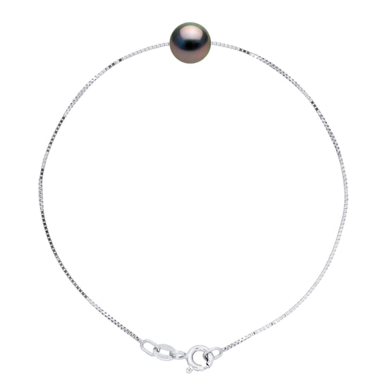 DIADEMA - Bracelet - Love Bond - Silver - Tahitian Pearl