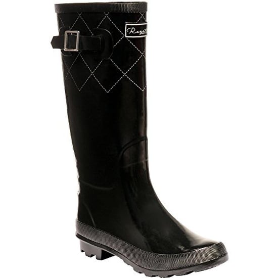 Regatta Damen Gummistiefel Ly Fairweather II (Schwarz/Silber) - Image 1