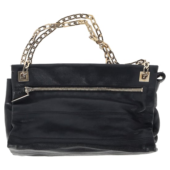 Victoria Beckham Schultertasche mit Kettenriemen aus schwarzem Leder - Image 2