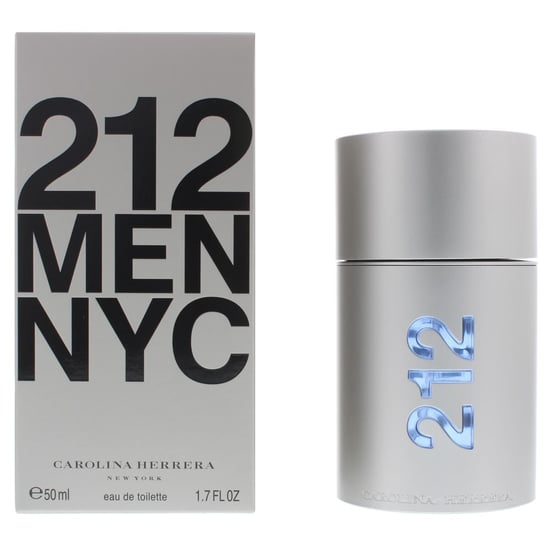 Carolina Herrera 212 MEN NYC Eau de Toilette 50ml Spray For Him - Image 1