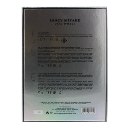 Issey Miyake L'Eau d'Issey Eau de Toilette 50ml Shower Cream 50ml & Body Lotion