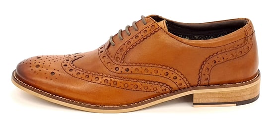 Herbert Frank Enfield Leather Tan Mens Brogue Shoes