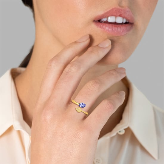 Khushi Female Sterling Silver Ring - Image 2