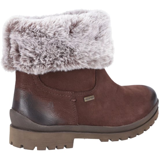 Hush Puppies Alice Leder Damen Braun Stiefel - Image 2