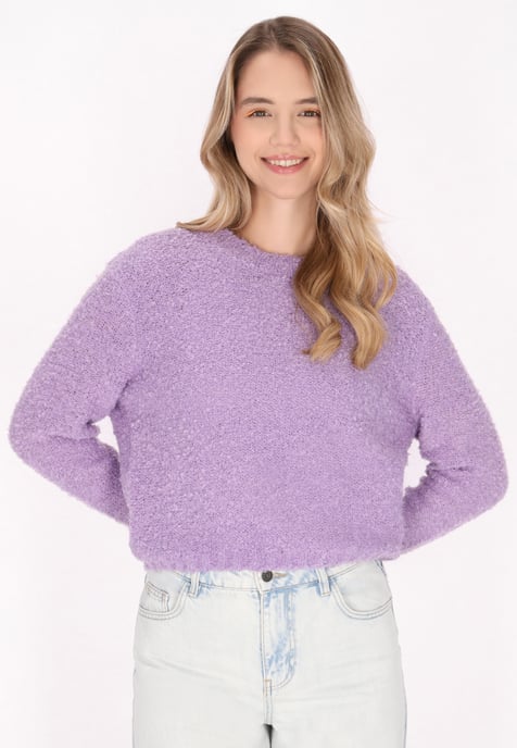 Mymo Pullover Damen violett - Image 3