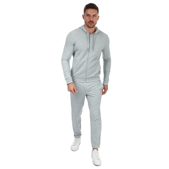 Men's Armani Exchange Logo Zip Hoody in Grey