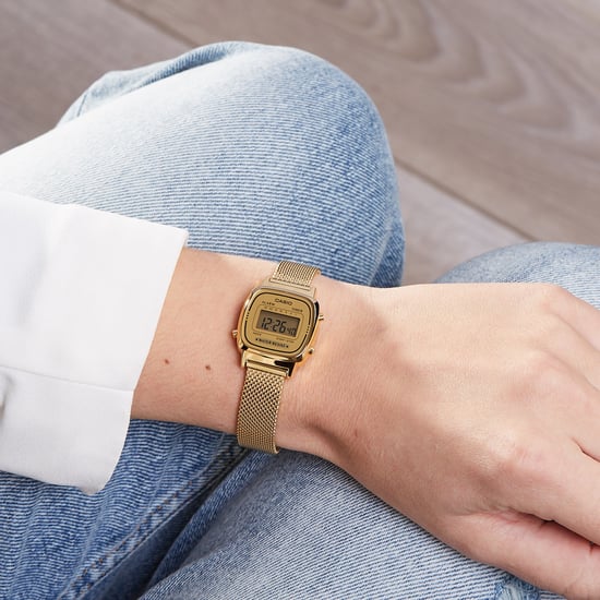Casio Casio Collection Retro Gold Damen Armbanduhr LA670WEMY-9EF - Image 2