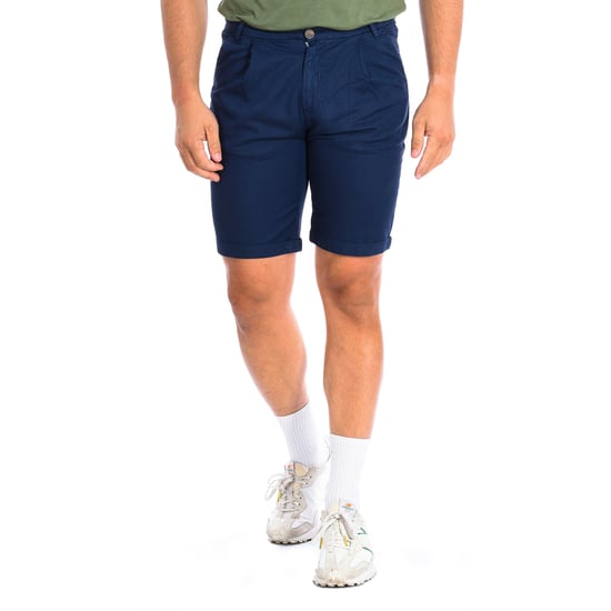 Men's Bermuda shorts with straight cut hem TMB004-TL121