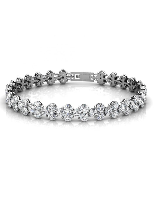Prinzessinnen-Armband - Silber und Kristall - Image 1