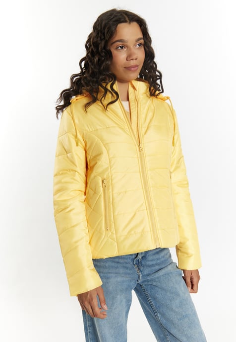 Mymo Leicht wattierte Jacke Damen Höllengelb - Image 3