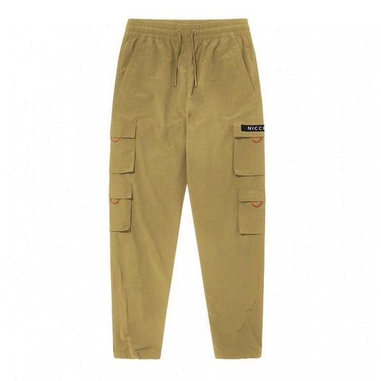 Nicce Stretch Waist Regular Fit Light Brown Mens Cargo Pants 211 1 20 03 0336