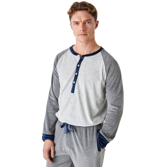 Winter pajamas long sleeve velvet JJBEP5302 men